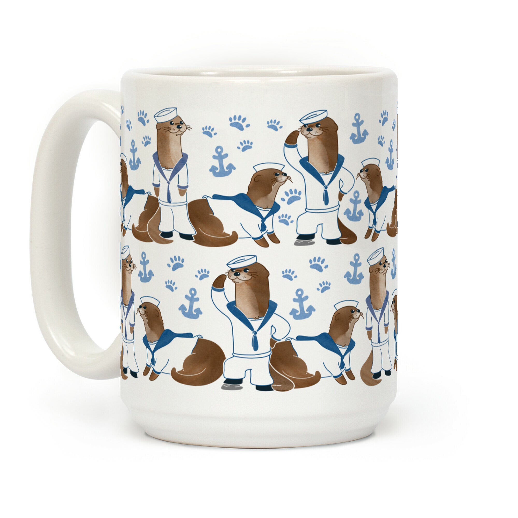 Sea Sailor Otters Coffee Mug